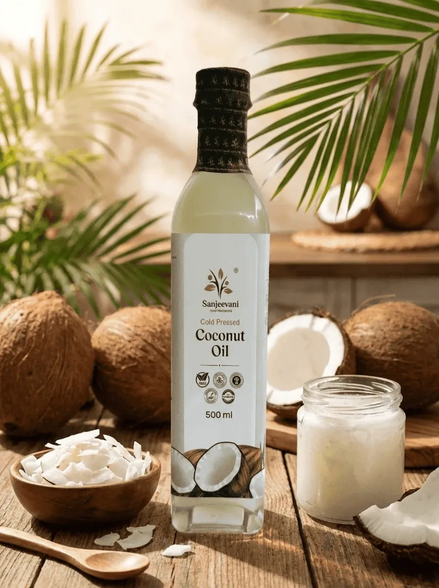 Sanjeevani Cold Pressed Coconut oil 500ml